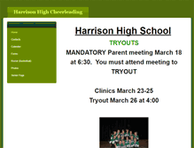 Tablet Screenshot of hhscheer.weebly.com