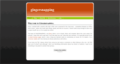 Desktop Screenshot of gingersnapping.weebly.com