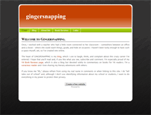 Tablet Screenshot of gingersnapping.weebly.com