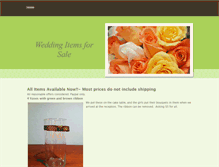 Tablet Screenshot of greenandbrownwedding.weebly.com