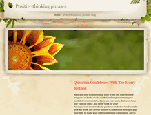 Tablet Screenshot of positivethinkingphrases.weebly.com