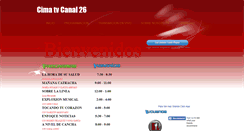 Desktop Screenshot of cimatv.weebly.com