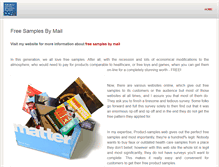 Tablet Screenshot of freesamplesofproducts.weebly.com