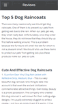 Mobile Screenshot of dograincoats.weebly.com