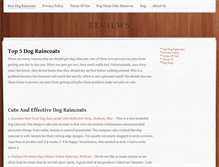 Tablet Screenshot of dograincoats.weebly.com