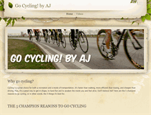 Tablet Screenshot of gocycling.weebly.com