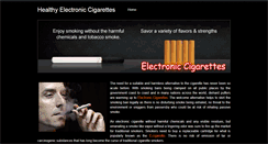 Desktop Screenshot of healthyelectroniccigarettes.weebly.com
