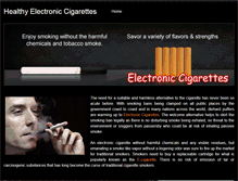 Tablet Screenshot of healthyelectroniccigarettes.weebly.com