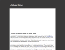 Tablet Screenshot of modularhomes.weebly.com