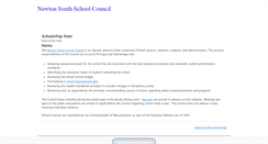 Desktop Screenshot of newtonsouthschoolcouncil.weebly.com