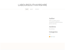 Tablet Screenshot of laboursouthayrshire.weebly.com