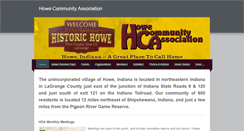 Desktop Screenshot of howecommunityassociation.weebly.com