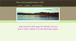 Desktop Screenshot of issaquahwomensclub.weebly.com