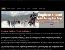 Tablet Screenshot of dogdazeracing.weebly.com