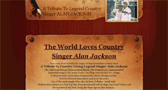 Desktop Screenshot of alanjacksonimpersonator.weebly.com