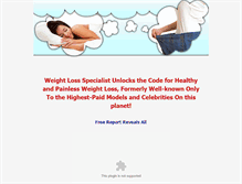 Tablet Screenshot of loseweightpainfree.weebly.com