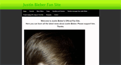 Desktop Screenshot of justinbiebrofficialfansite.weebly.com