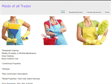 Tablet Screenshot of maidofalltrades.weebly.com