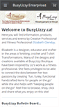 Mobile Screenshot of busylizzyboutique.weebly.com