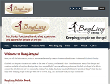Tablet Screenshot of busylizzyboutique.weebly.com