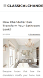 Mobile Screenshot of classicalchandeliers.weebly.com