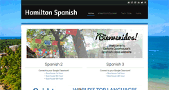 Desktop Screenshot of hamiltonspanish.weebly.com