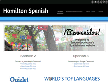 Tablet Screenshot of hamiltonspanish.weebly.com