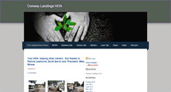 Desktop Screenshot of conwaylandingshoa.weebly.com