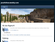 Tablet Screenshot of jeuxfollow.weebly.com