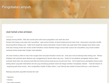 Tablet Screenshot of pengobatanampuh.weebly.com