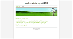 Desktop Screenshot of faroq-sati0.weebly.com