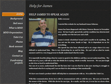 Tablet Screenshot of helpforjames.weebly.com