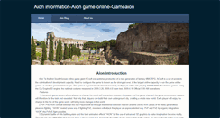 Desktop Screenshot of gameaion.weebly.com