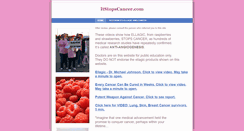 Desktop Screenshot of itstopscancer.weebly.com