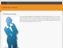 Tablet Screenshot of meetingvenues.weebly.com