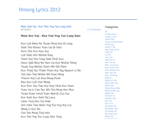 Tablet Screenshot of hmonglyric2012.weebly.com