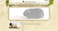 Desktop Screenshot of mossgrovecavies.weebly.com