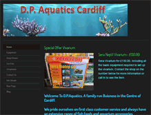 Tablet Screenshot of dpaquatics.weebly.com