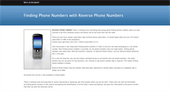 Desktop Screenshot of findingphonenumbers.weebly.com