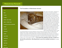 Tablet Screenshot of mainstreamkennel.weebly.com
