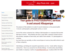 Tablet Screenshot of abqphotoinfo.weebly.com