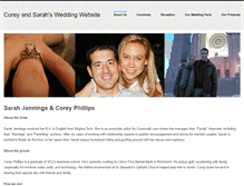 Tablet Screenshot of coreyandsarahwedding.weebly.com