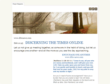 Tablet Screenshot of discernment.weebly.com