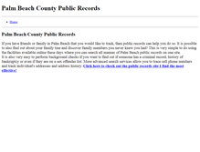 Tablet Screenshot of palmbeachcountypublicrecords.weebly.com