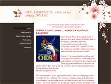 Tablet Screenshot of oesdistrict25fl.weebly.com