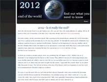 Tablet Screenshot of 2012-end.weebly.com