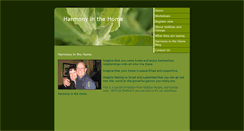 Desktop Screenshot of harmonyinthehome.weebly.com
