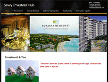 Tablet Screenshot of investorshub.weebly.com