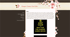 Desktop Screenshot of hungergamesedits.weebly.com