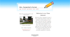 Desktop Screenshot of mrscarpenterscorner.weebly.com